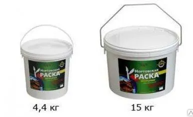 фото НОРТОВСКАЯ® КРАСКА ИНТЕРЬЕРНАЯ (белоснежная) 4,5 кг.