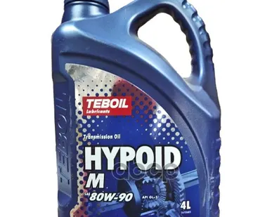 фото Масло трансмиссионное Hypoid M 80w90 4л TEBOIL - 3456361 Teboil арт. 3456361
