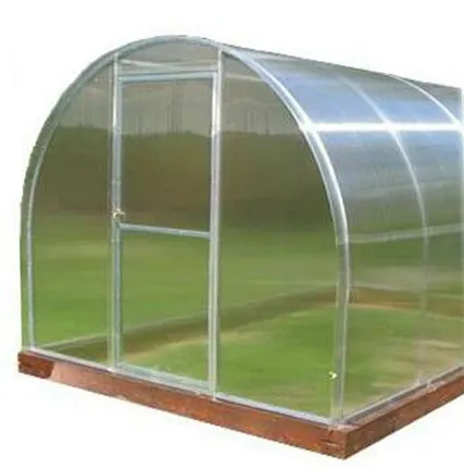 Фото №0 Теплица усиленная (25*25 мм., шаг 65 см.) оцинкованная 3*6 м форточка в двери (каркас)