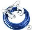 Фото №0 Трос металлический KING 3 т 3,6м 10мм в ПВХ оплетке 2 крюка