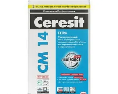 фото Клей для плитки Церезит CM-14/5 кг