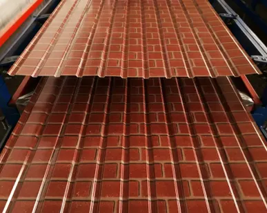 фото Профнастил С-8 0,5 Printech Red Brick (Красный кирпич)
