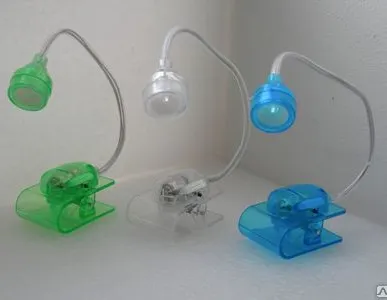 фото Фонарь на прищепке 1Wt LED