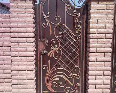 фото Кованная калитка