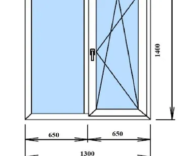 фото Окна пластиковые Exprof Practica 58мм c немецкой фурнитурой Winkhaus