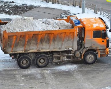 фото Вывоз снега самосвалами (5т/10т/25т/35т)