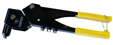 фото Заклепочник для заклепок алюм.TOPEX 2.4, 3.2, 4.0, 4.8 мм неск. положений