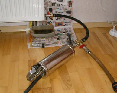 фото Промывка систем отопления мкд