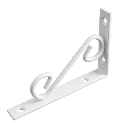 Фото №0 Кронштейн декор. белый 250*125