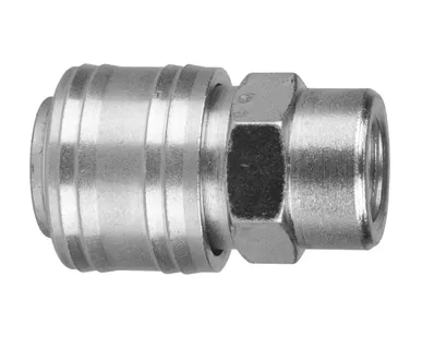 фото Переходник пневматического инструмента Kraftool 06593-1/4, 1/4″F рапид муфта