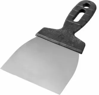 Фото №0 Шпатель 100мм нерж сталь, тонк пласт ручка КЭ 91091012
