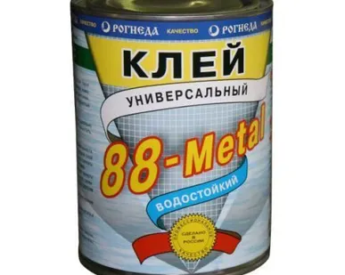 фото Клей 88-Metall универсальный водостойкий 0,75л Рогнеда