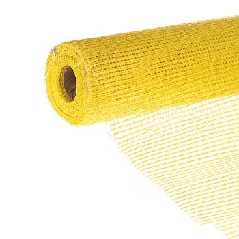 Фото №0 Сетка фасадная 1х20 м 4WALLS SMF114T, 5х5 мм, 120 г/м², желтая