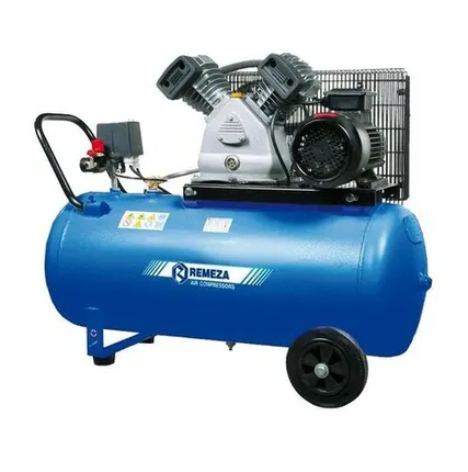 Фото №0 Компрессор масляный ременной 380В 2,2кВт, 100л 420 л/мин, 10 атм ресивер, REMEZA