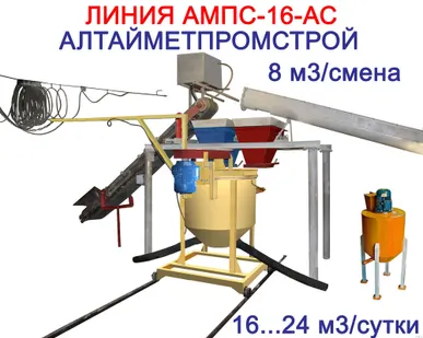 фото Завод по производству газобетона АМПС-16-АС