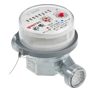 Фото №0 Водосчетчик     VLF-R-L универ. кварт. 1/2" до +90^C