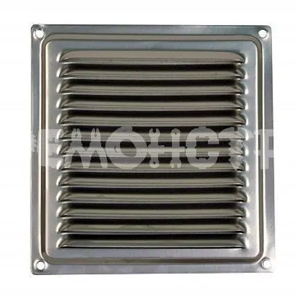 Фото №0 Решетка вентиляционная разъем с сеткой 175*175мм прям жал (1/30)