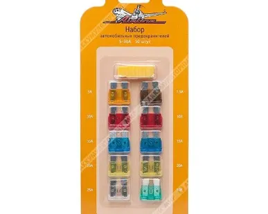 фото Предохранители AIRLINE 2110 н/о c пинцетом 10 шт