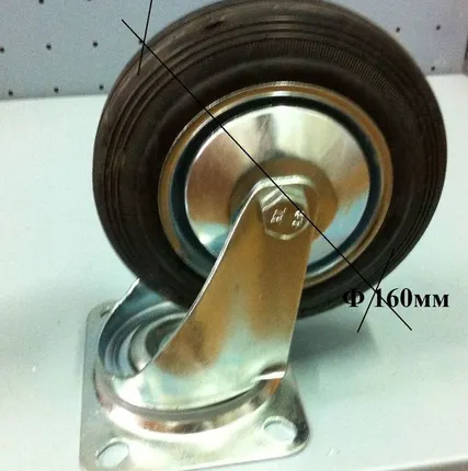 Фото №0 Колесо повороное Ф 160 для вышки туры