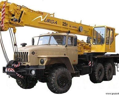 фото Аренда автокрана Урал 25 тонн