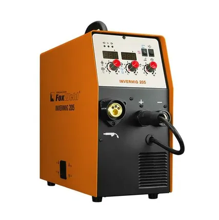 Фото №0 Сварочный полуавтомат FoxWeld INVERMIG 205 (140-230В MMA30-160А TIG20-180А MIG30-200 12,7кг) 006378
