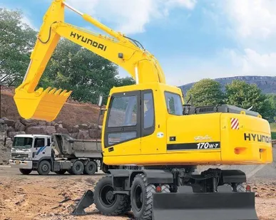 фото Экскаватор-колесный в аренду