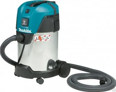 фото Пылесос MAKITA VC3011L (1000Вт,класс-L,V-30л,21кПа,216куб.м/час,нерж.бак)