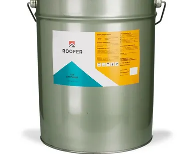 фото Лак Roofer битумный 22 кг