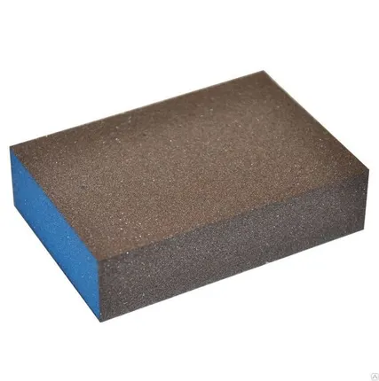 Фото №0 Губка шлифовальная P150 AbraFoam четырёхсторонняя (средняя)