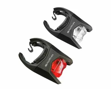 фото Фары M-Wave Hunter набор (зад+перед) , универс.крепеж силикон.