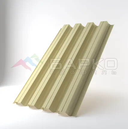 Фото №0 Профлист Н-75 -800мм(750 мм) RAL 1014 Полиэстер 0.7