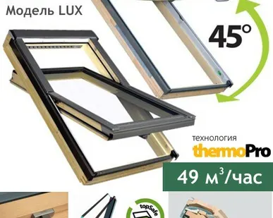 фото FAKRO мансардное окно FPP-V Max U3 preSelect LUX 66х118см