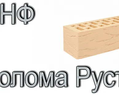 фото Кирпич Е1 КР-л-пу 1,4НФ ГОСТ Солома Рустик М 175