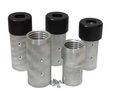 фото Соплодержатель алюминиевый AL для шланга 25 x 39 мм.