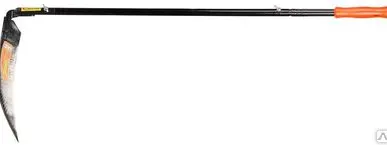 фото Коса-серпан "Зайка" с металлическим черенком, 96,5 см