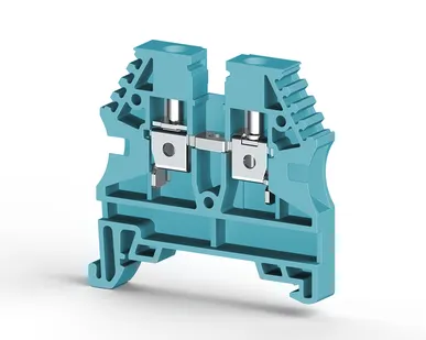 фото Klemsan Клеммник на DIN-рейку 4мм.кв. (синий); AVK4(RP)