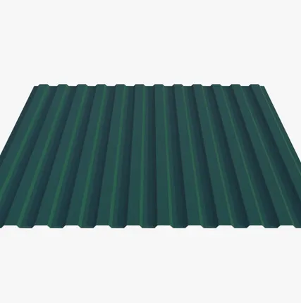 Фото №0 Профнастил Н10.40 0.55 мм RAL 6005, Зеленый мох