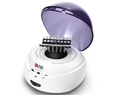 фото Центрифуга DLAB D1008 (7000 об/мин) с роторами A8-2 (8×0,2/0,5/1,5/2,0 мл), A4-PCR8 (0,2 мл×16 ПЦР-пробирок или 0,2 мл×2 ПЦР-стрипа), арт. 9031001012