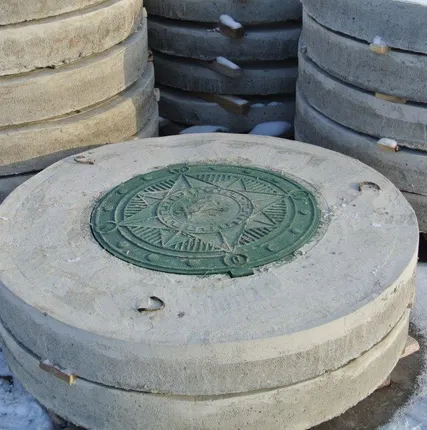 Фото №4 Плита перекрытия ППЛ-8 (крышка ремонтного кольца со встроенным люком)