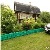 фото Декоративный пластиковый заборчик ПЛЕТЕНКА 98х5,5х38,5 см, белый