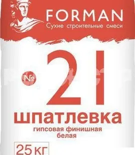 фото Шпатлевка гипс 25кг  №21 ФОРМАН (56) П