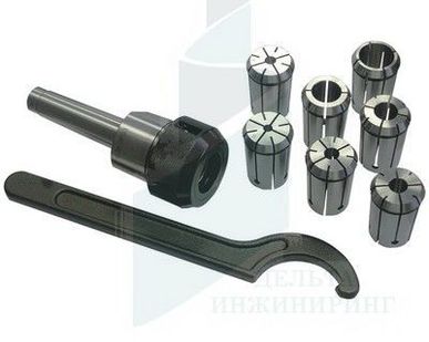 фото Цанговый патрон MK3 / ER32 + 18 цанг 3-20 мм