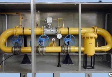 фото Пункт учета расхода газа ПУРГ-800 с СГ16М-800 без обогрева.