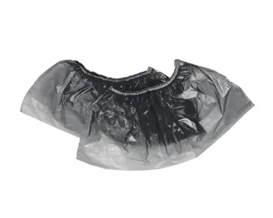 фото Бахилы одноразовые полиэтиленовые, черные