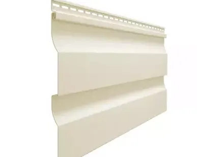 фото Виниловый сайдинг Docke Premium (3600 мм) Корабельный брус D4,5D Сливки