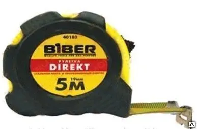 фото Рулетка 5 метров, ширина 25 мм