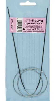 Фото №0 круговые MKF-R металл d 1.8 мм 60 см на металл.леске GAMMA