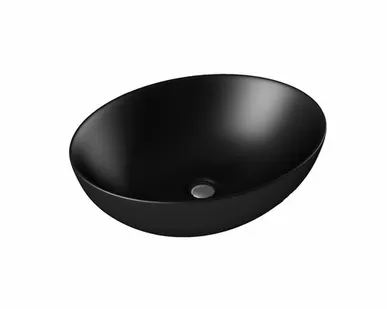 фото Дисма Умывальник накладной A433BM черный матовый (410*330*145 мм)