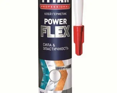 фото Монтажный клей 310мл кристально-прозрачный TYTAN Professional PowerFlex