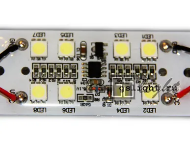 фото Светодиодный стробоскоп SMD 5050 8 Led F 12V IP65 White
